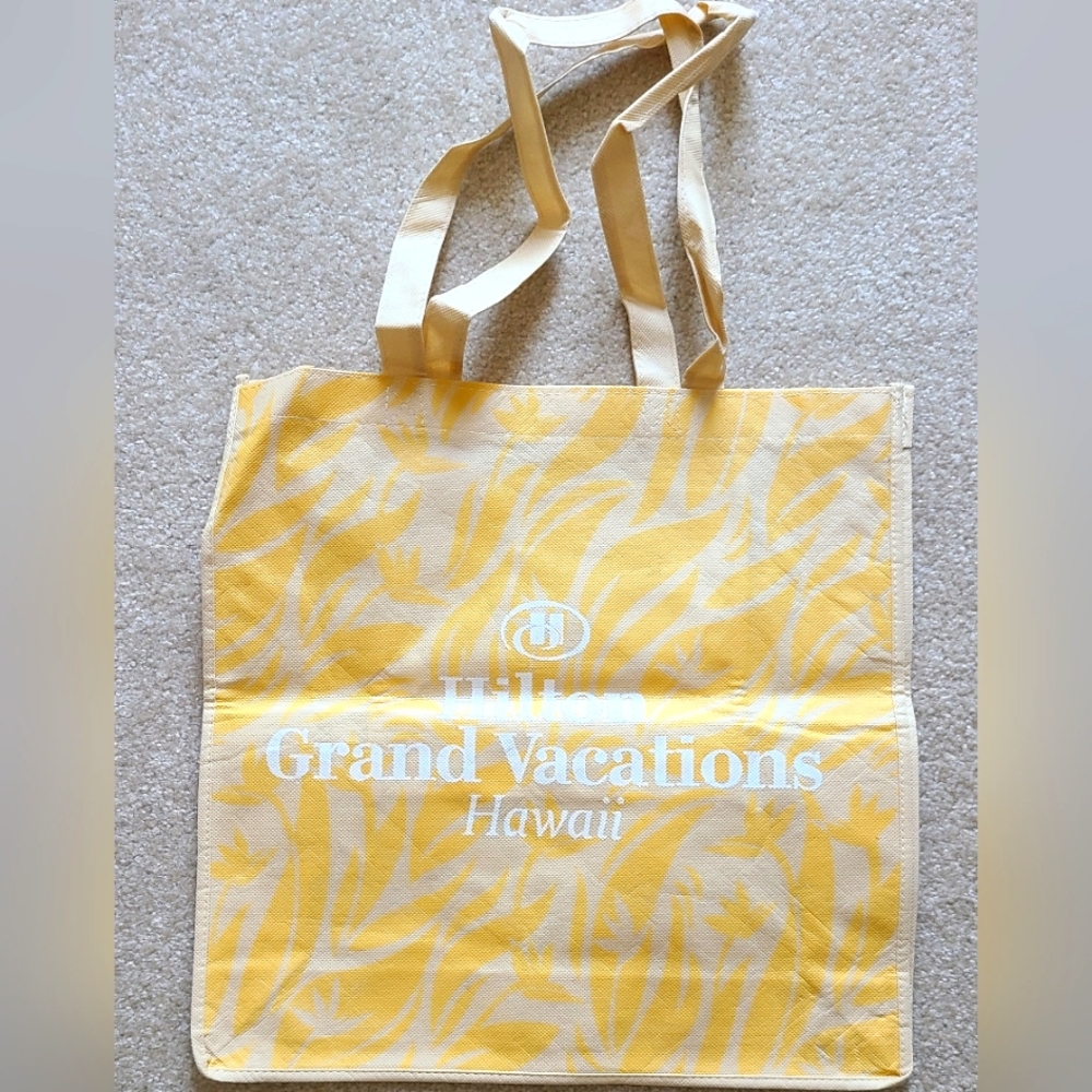 Hilton Grand Vacation Hawaii Tote Bag Reusable New